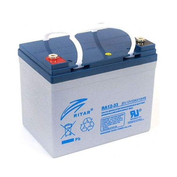 EV12-33 - Ritar 12V 33Ah EV Series AGM Deep Cycle Battery