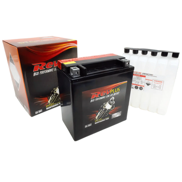 STX16-BS - RevPlus Motorcycle Battery 12V 14Ah