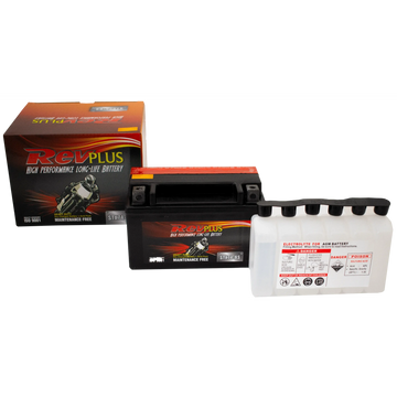 STX7A-BS - RevPlus Motorbike Battery 12V 6Ah
