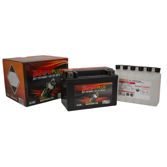 STX9-BS - RevPlus Motorbike Battery 12V 8Ah
