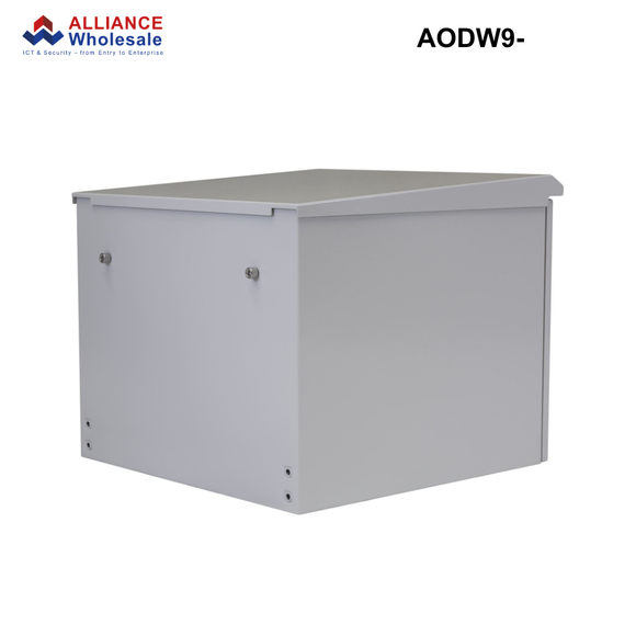 AODW - Outdoor Wall Mount Cabinet, IP65 Rated, 6RU to 24RU, 400 or 600mm - Grey
