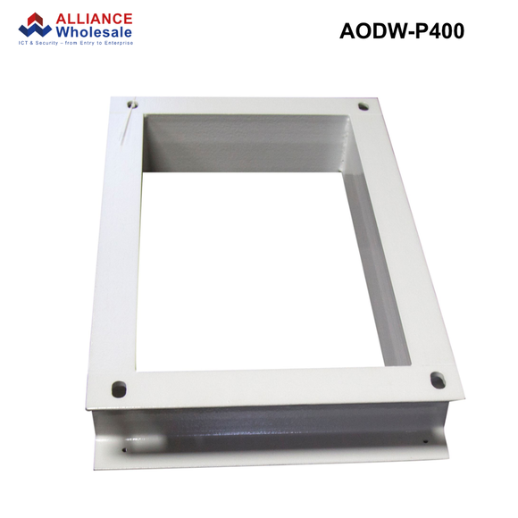 AODW - Outdoor Wall Mount Cabinet, IP65 Rated, 6RU to 24RU, 400 or 600mm - Grey Outdoor Wall Mount Cabinet Plinth - 400mm