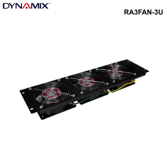 RA3FAN-3U - 3RU 3x Fan unit with IEC C14 10A Power connector