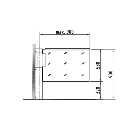HSD-L06 - dormakaba Stainless Steel Glass Panel Swing Gate