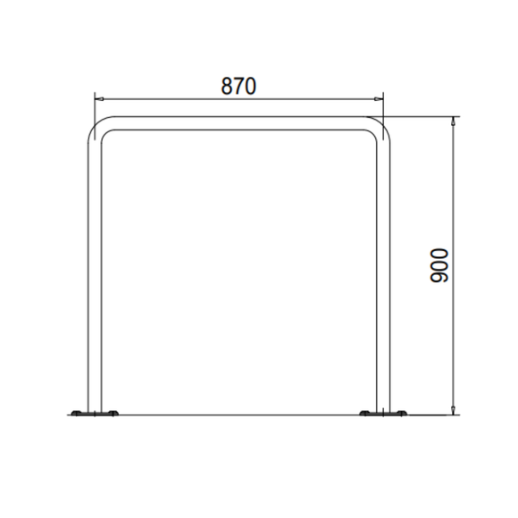PGB-E01 - dormakaba Stainless Steel Pedestrian Guiding Bars with Options