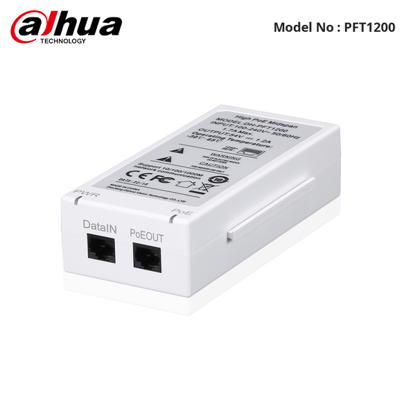 PFT1200 - Hi-PoE Midspan Injector 60 Watt