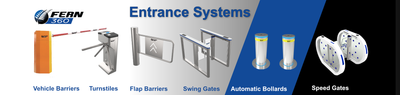 FERN360 Automatic Boom Gate Range - 3,000-6,000 mm pole, fence and bend arms for commercial vehicle access control NZ