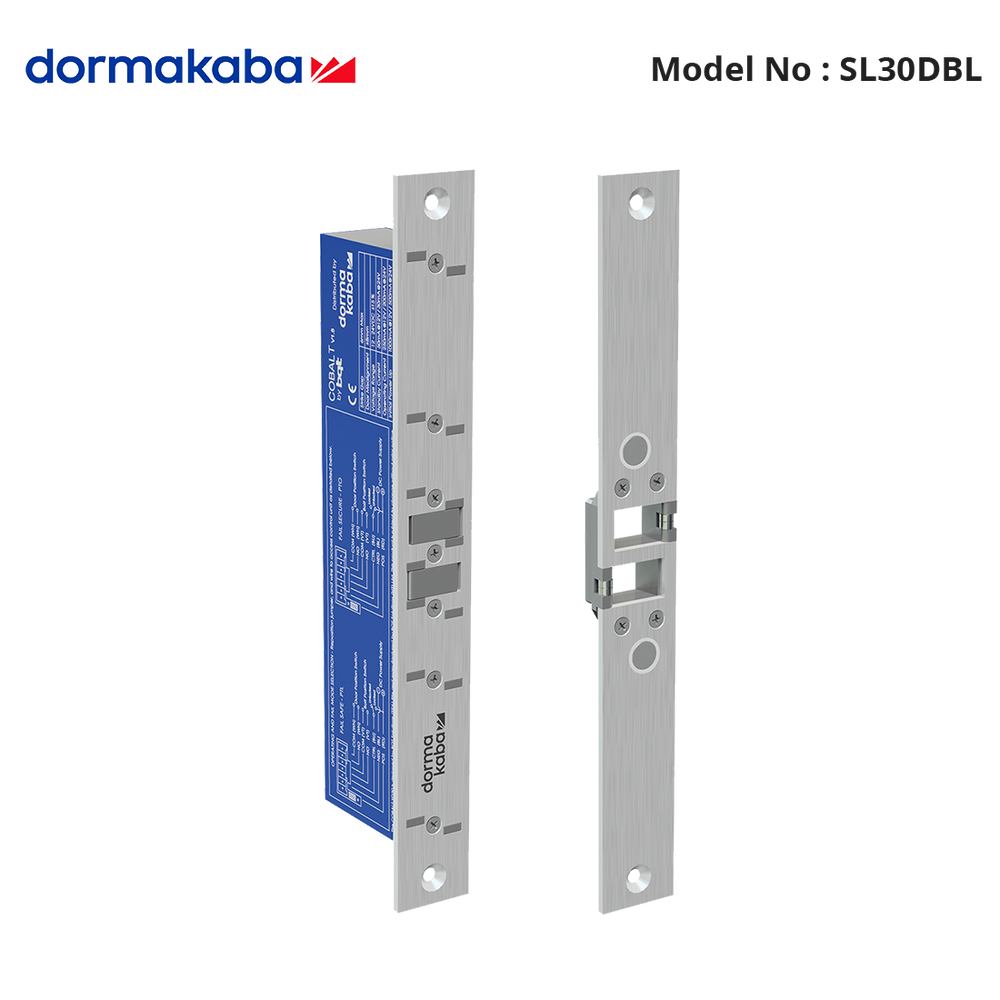 dormakaba Cobalt Electric Lock Range: SL30SGL and SL30DBL Side Load Locks NZ