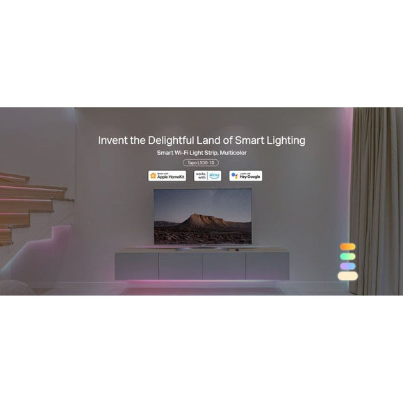 TL-TAPOL930-10 - TP-Link Tapo L930-10 Smart Wi-Fi Light Strip, Multicolour 2 x 5 meters