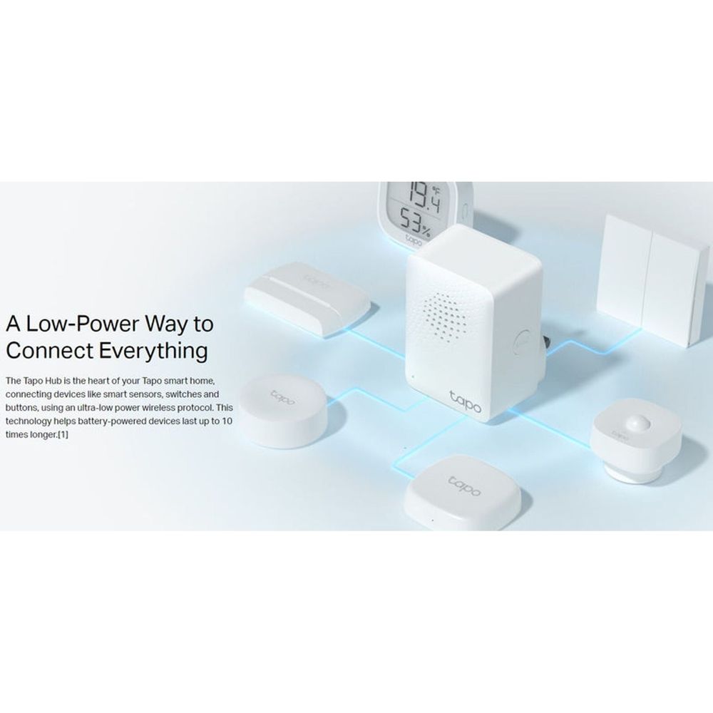 TL-TAPOH100 - TP-Link Tapo H100 Tapo Smart IoT Hub Smart Doorbell with Chime