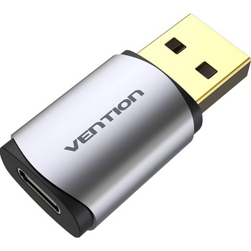 VEN-CDMH0 - Vention USB to Type-C Sound Card Gray Metal Type