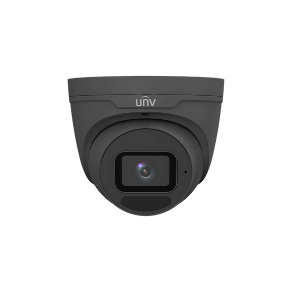 IPC3638SS-ADF28KMC-I1-BK - UniView 8MP TRI-GUARD 2.0 4K Intelligent Light and Audible Warning Fixed Turret Network Camera, 2.8mm Black