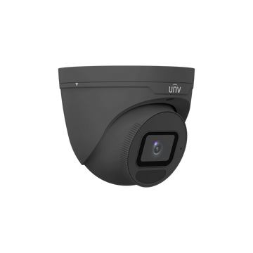 IPC3638SS-ADF28KMC-I1-BK - UniView 8MP TRI-GUARD 2.0 4K Intelligent Light and Audible Warning Fixed Turret Network Camera, 2.8mm Black