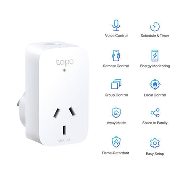 TL-TAPOP110 - TP-Link Tapo P110 Mini Smart Wi-Fi Socket/Plugs, Energy Monitoring, 1 Pack