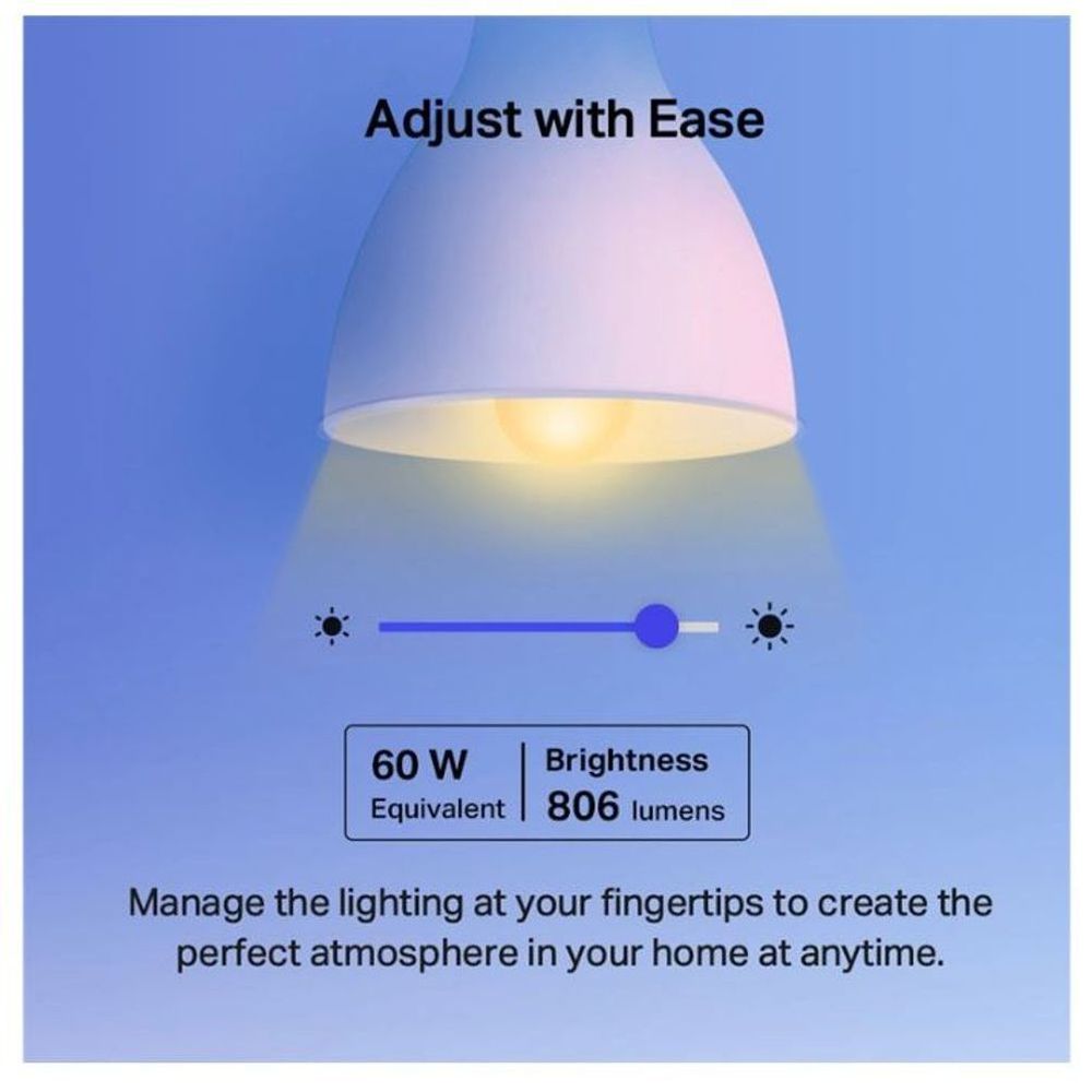 TL-TAPOL530E - TP-Link Tapo L530e Smart Wi-Fi Light Bulb, Multicolor E27, Screw in