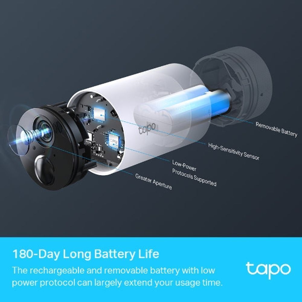 TL-TAPOC400S2 - TP-Link Tapo C400S2, Indoor Smart Wire-Free Security Camera System, 2-Camera System, Battery Powered