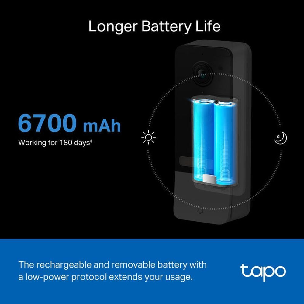 TL-TAPOD230S1 - TP-Link Tapo D230S1 Tapo Smart IoT Hub Smart Doorbell with Chime