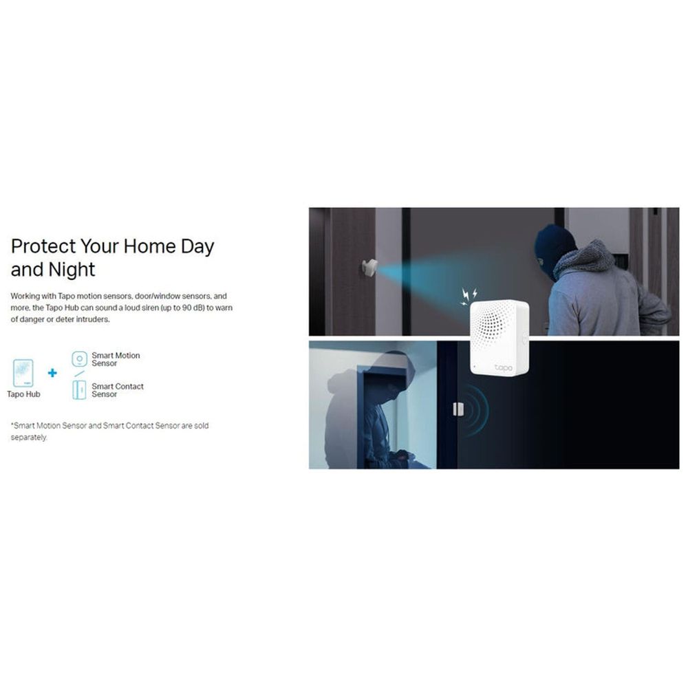 TL-TAPOH100 - TP-Link Tapo H100 Tapo Smart IoT Hub Smart Doorbell with Chime