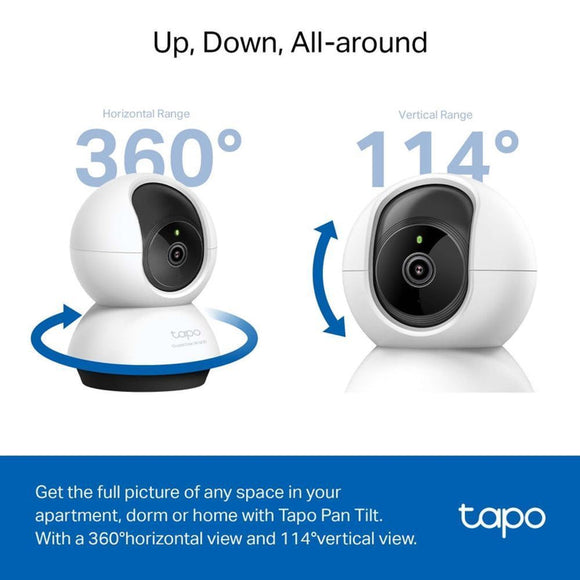 TL-TAPOC220 - TP-Link Tapo C220 Indoor Pan/Tilt Security Wi-Fi Camera, 2K 4MP QHD, Power : AC Adapter