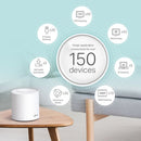 TL-DECOX60-3P - TP-Link Deco X60 Wi-Fi 6 Whole-Home Mesh System - 3 Pack, MU-MIMO, Dual-Band AC3000, Parental Controls, Antivirus, QOS