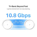 TL-DECOXE200-2P - TP-Link Deco XE200 AXE11000 Whole Home Mesh Wi-Fi 6E System - 2 Pack