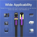 VEN-ICABI - Vention Flat Cat.7 Patch Cable 3M Black