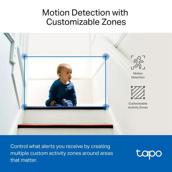TL-TAPOC220 - TP-Link Tapo C220 Indoor Pan/Tilt Security Wi-Fi Camera, 2K 4MP QHD, Power : AC Adapter