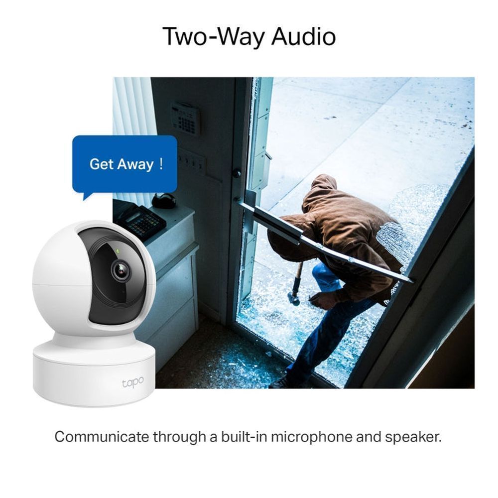TL-TAPOC212 - TP-Link Tapo C212 Indoor Pan/Tilt Home Security Wi-Fi Camera, 2K 3MP, Power : AC Adapter