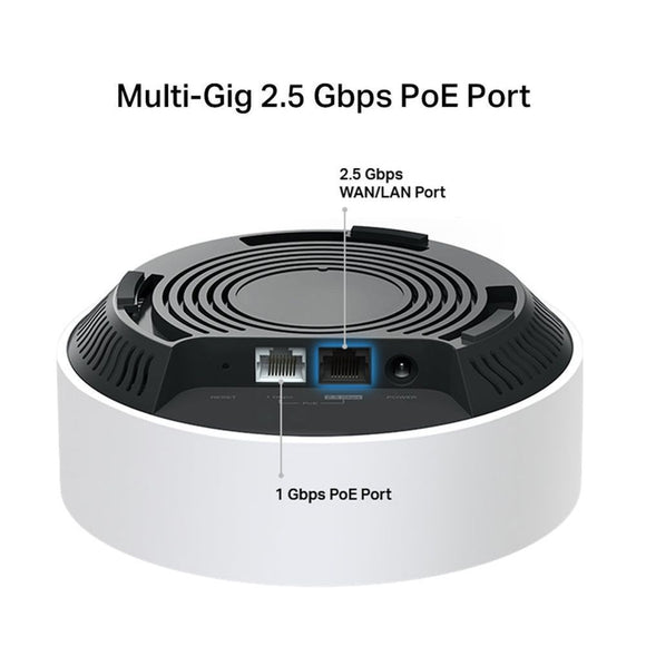 TL-DECOX50-POE-2P - TP-Link Deco X50-POE AX3000 Whole Home Mesh WiFi 6 System with PoE - 2-Pack