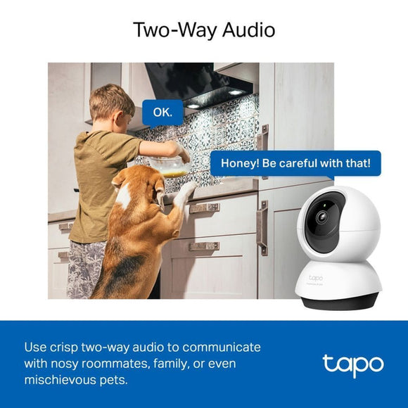 TL-TAPOC220 - TP-Link Tapo C220 Indoor Pan/Tilt Security Wi-Fi Camera, 2K 4MP QHD, Power : AC Adapter