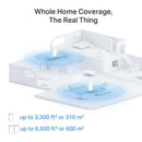 TL-DECOXE200-2P - TP-Link Deco XE200 AXE11000 Whole Home Mesh Wi-Fi 6E System - 2 Pack