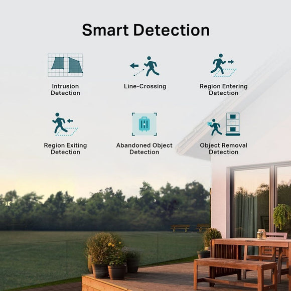 TL-VIGIC540V - TP-Link VIGI C540V (4-12mm) 4MP Outdoor Full-Color Dual-Lens Varifocal Pan Tilt Network Camera