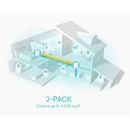 TL-DecoX50Pro-2P - TP-Link Deco AX3000 Whole Home Mesh WiFi 6 System, 2 Pack