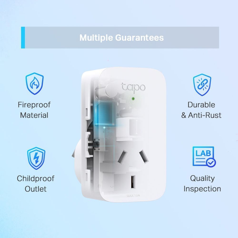TL-TAPOP110 - TP-Link Tapo P110 Mini Smart Wi-Fi Socket/Plugs, Energy Monitoring, 1 Pack