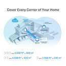 TL-DECOX50-POE-2P - TP-Link Deco X50-POE AX3000 Whole Home Mesh WiFi 6 System with PoE - 2-Pack