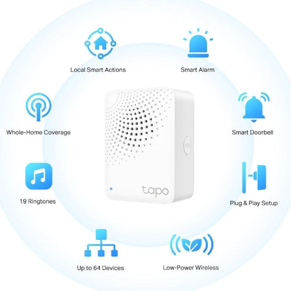 TL-TAPOH100 - TP-Link Tapo H100 Tapo Smart IoT Hub Smart Doorbell with Chime