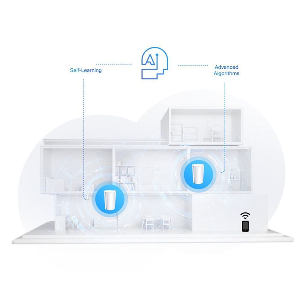 TL-DECOX95-1P - TP-Link Deco X95 AX7800 Tri-Band Mesh WiFi 6 System - 1 Pack