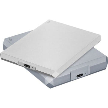 Seagate LaCie Mobile Drive 1 TB Hard Drive - 2.5" External - Moon Silver - USB 3
