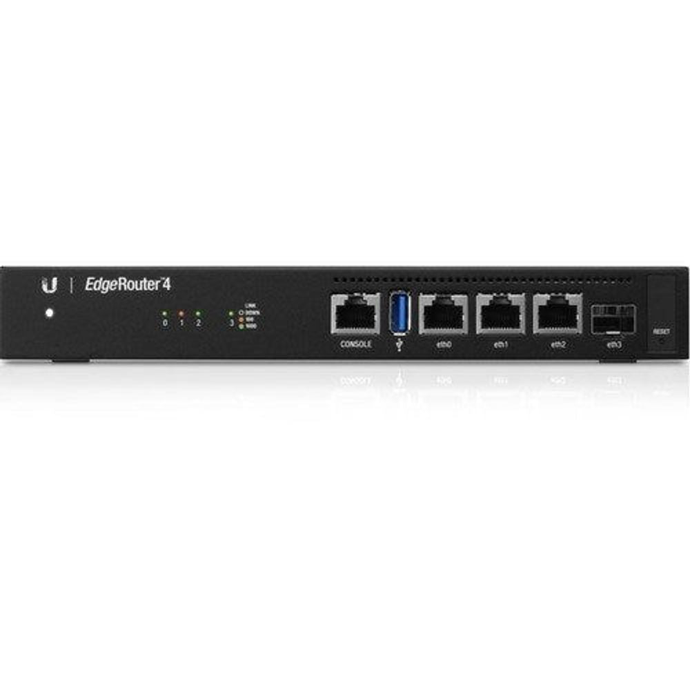 ER-4 - Ubiquiti ER-4 Router - 3 Ports - 3 RJ-45 Port(s) - Management Port - 1 SFP