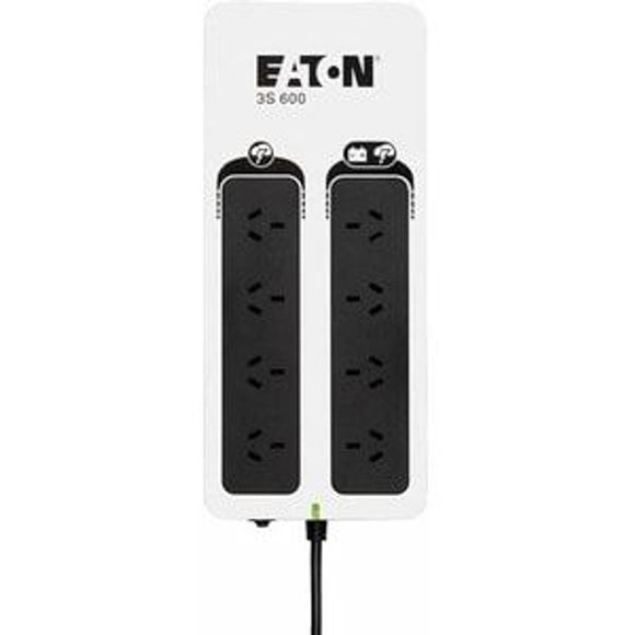 3S600AU - Eaton 3S 600VA Wall Mountable UPS - Wall Mountable - 230 VAC Input - 220 VAC Output