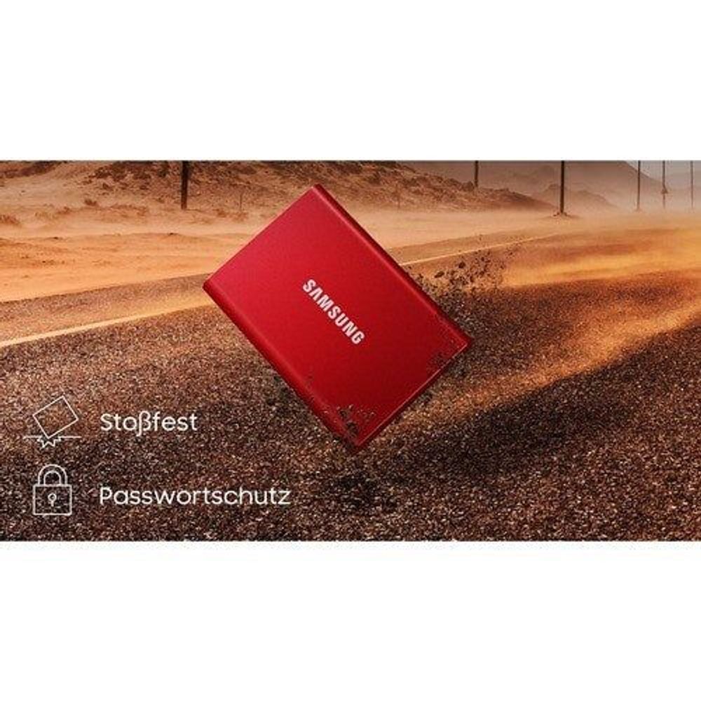 MU-PC1T0R/WW - Samsung T7 MU-PC1T0R/WW 1 TB Portable Solid State Drive - External - P