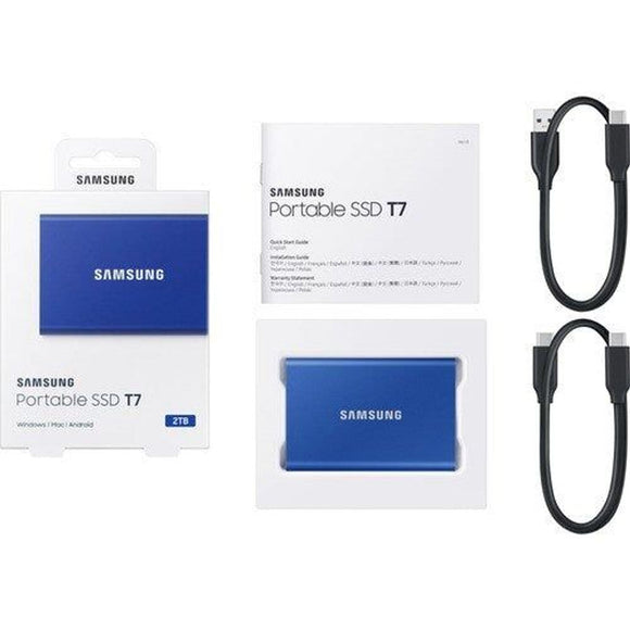 MU-PC2T0H/WW - Samsung T7 MU-PC2T0H/WW 2 TB Portable Solid State Drive - External - P