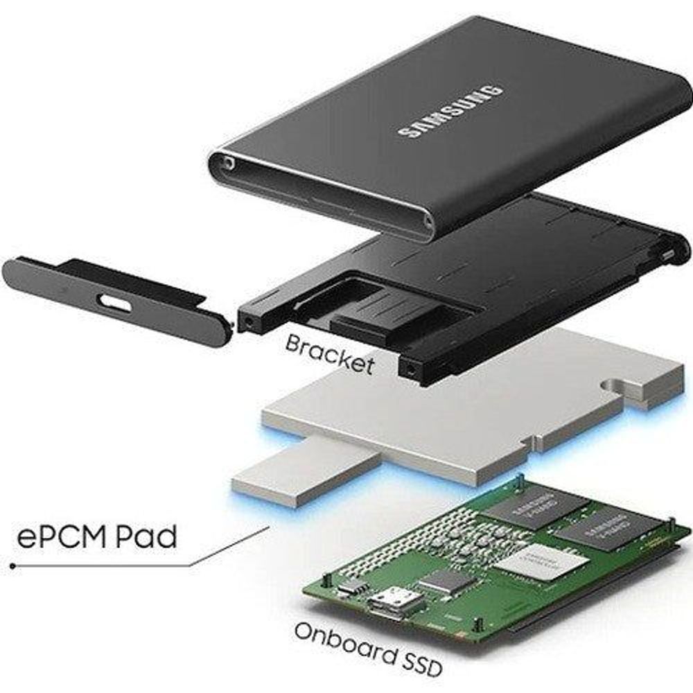MU-PC500T/WW - Samsung T7 MU-PC500T/WW 500 GB Portable Solid State Drive - External -