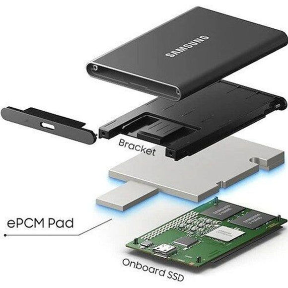 MU-PC500T/WW - Samsung T7 MU-PC500T/WW 500 GB Portable Solid State Drive - External -