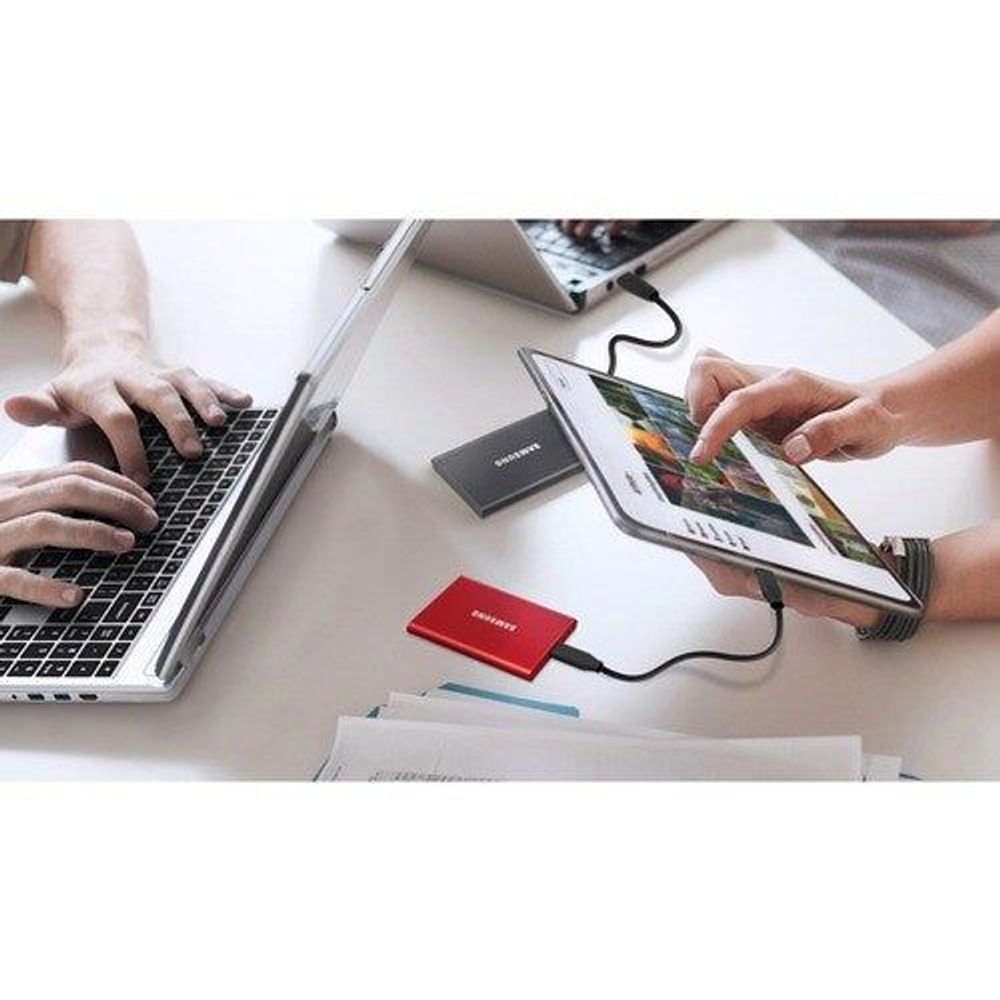 MU-PC500T/WW - Samsung T7 MU-PC500T/WW 500 GB Portable Solid State Drive - External -