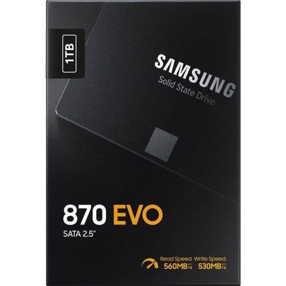MZ-77E1T0BW - Samsung 870 EVO MZ-77E1T0BW 1 TB Solid State Drive - 2.5" Internal - S