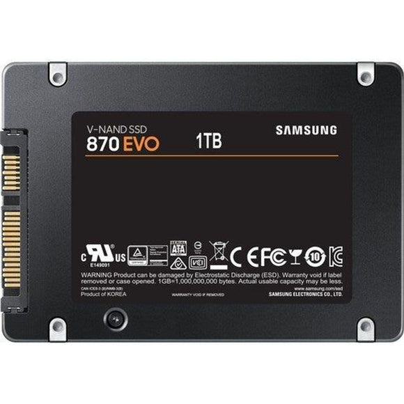 MZ-77E1T0BW - Samsung 870 EVO MZ-77E1T0BW 1 TB Solid State Drive - 2.5" Internal - S