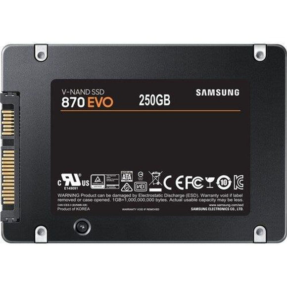 MZ-77E250BW - Samsung 870 EVO MZ-77E250BW 250 GB Solid State Drive - 2.5" Internal -