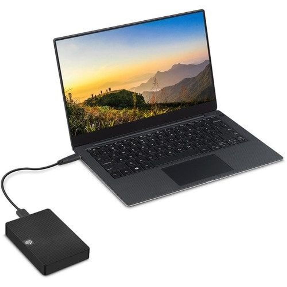 Seagate Expansion STKM5000400 5 TB Portable Hard Drive - 2.5" External - Black -