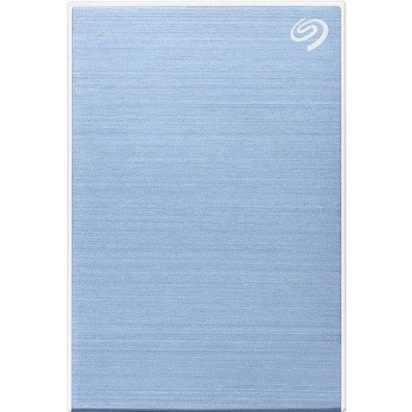 Seagate One Touch STKZ5000402 5 TB Portable Hard Drive - External - Light Blue -